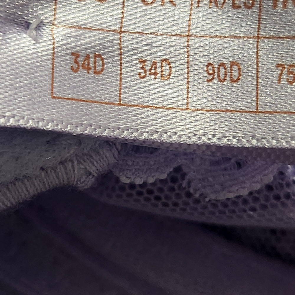 Savage X Fenty Lace Bra in Light Purple - Picture 4 of 14
